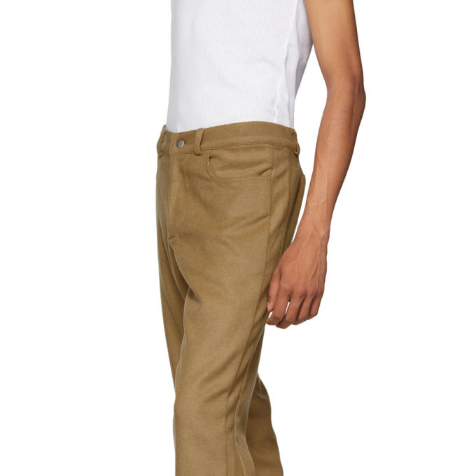 À Clair WFletcherPantalon Rayure Laine En 'jeans' 182041m191004 Latérale Sku Brun Daniel nmOwvN80
