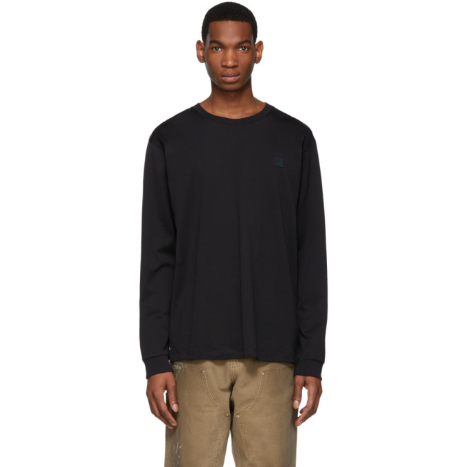 191129m213030 À Face Manches Elwood Sku Acne Longues shirt Noir StudiosT 8wkn0PXO