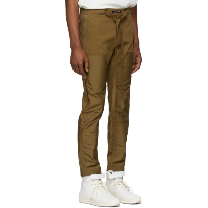GodPantalon Double Fear Of Clair Brun 191782m191001 Front Sku Work DIEHW92