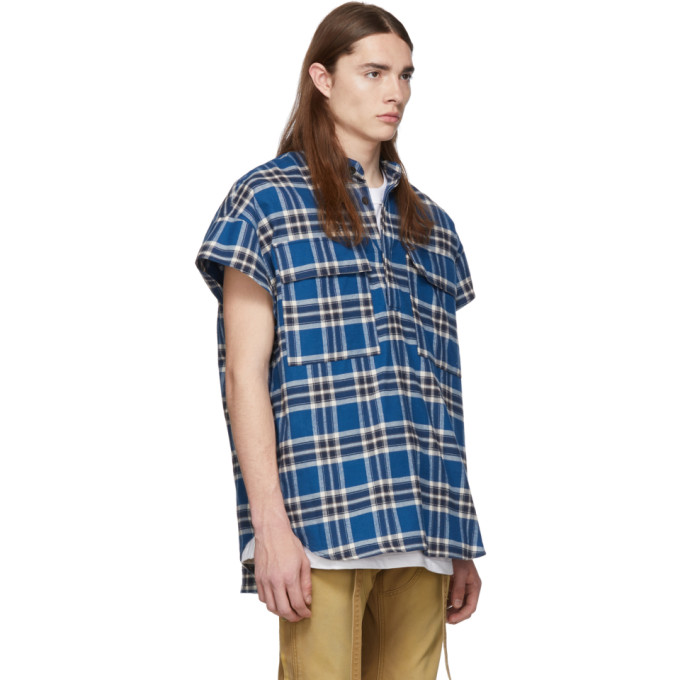 191782m192002 Fear À GodChemise Carreaux Sku Bleue Of 8n0kwOP