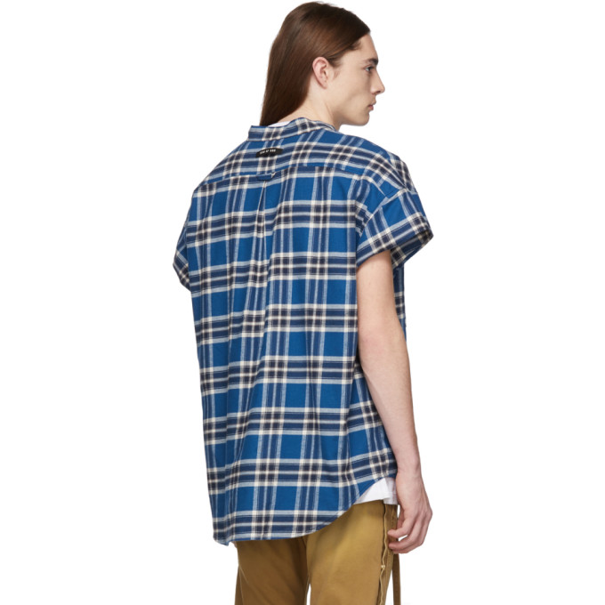 191782m192002 Fear À GodChemise Carreaux Sku Bleue Of 8n0kwOP