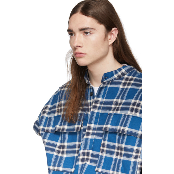 191782m192002 Fear À GodChemise Carreaux Sku Bleue Of 8n0kwOP