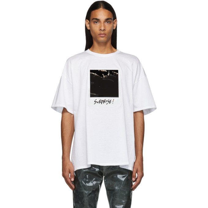 DoubletT Blanc Sku Polaroid Film shirt 192038m213001 DH2IWE9Ye