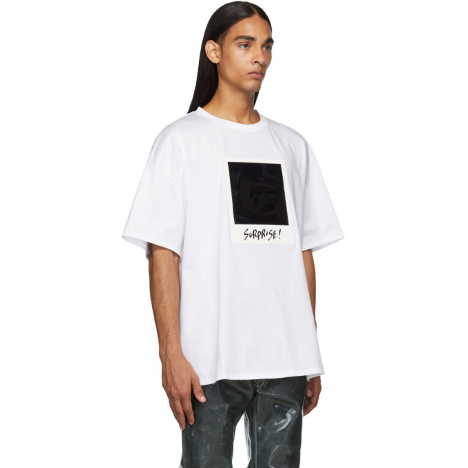 DoubletT Blanc Sku Polaroid Film shirt 192038m213001 DH2IWE9Ye