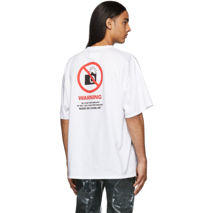 DoubletT Blanc Sku Polaroid Film shirt 192038m213001 DH2IWE9Ye