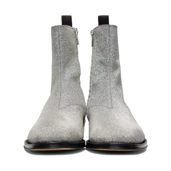 Noires Alexander McqueenBottes Dancer Argentées Tiny Et Sku 192259m255001 SVpqzMGLU