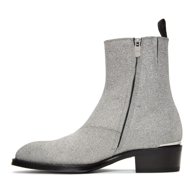 Noires Alexander McqueenBottes Dancer Argentées Tiny Et Sku 192259m255001 SVpqzMGLU