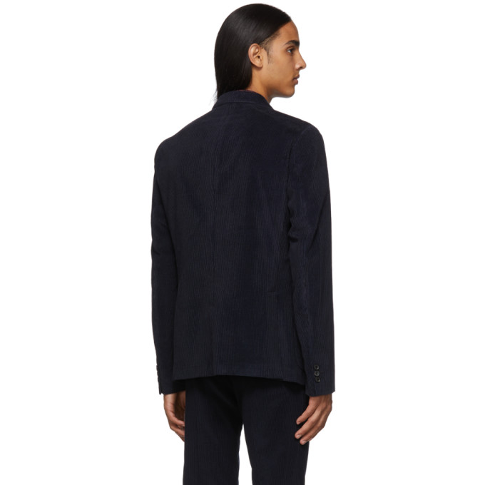 SmithBlazer Sku Velours Paul Kensington Bleu Côtelée Marine En 192260m195005 rsChdxQt