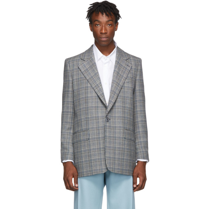 Bleu À Carreaux Gris GivenchyBlouson Et Sku 192278m195005 JFcKTl13