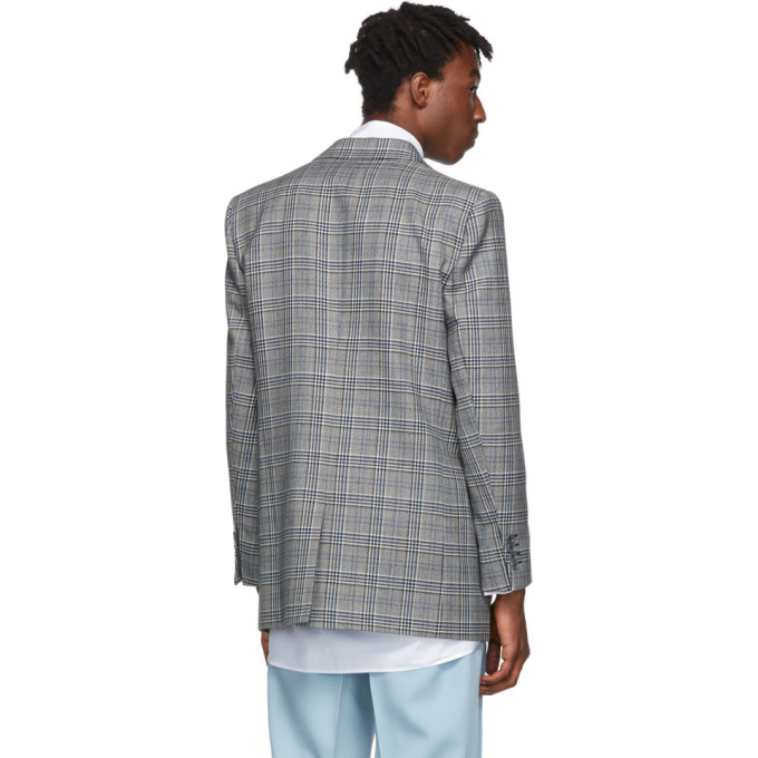 Bleu À Carreaux Gris GivenchyBlouson Et Sku 192278m195005 JFcKTl13
