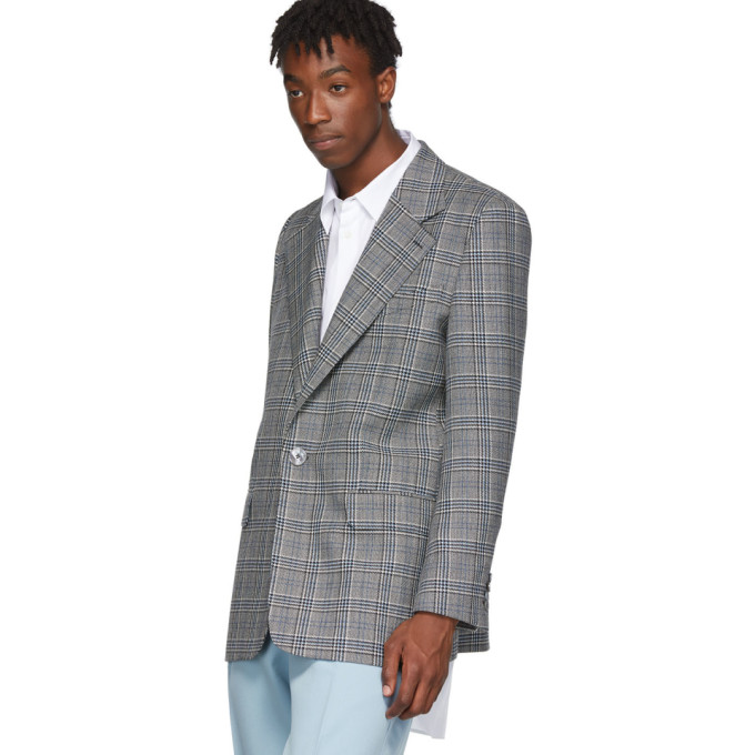 Bleu À Carreaux Gris GivenchyBlouson Et Sku 192278m195005 JFcKTl13