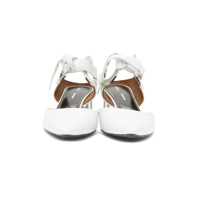 Proenza SchoulerChaussures Hauts Talons Grommet Blanches Sku 192288f122004 Réfléchissants À F1TKJcl