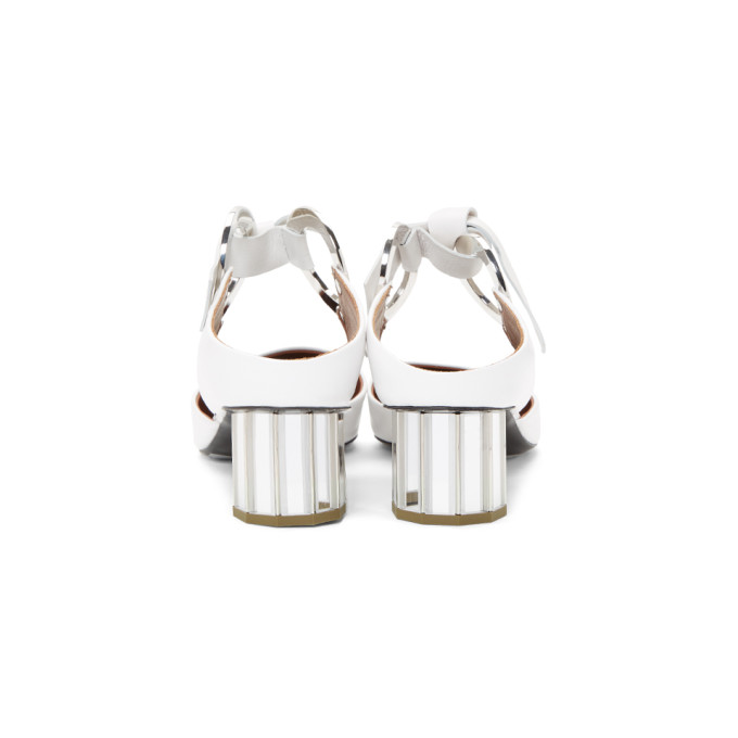 Proenza SchoulerChaussures Hauts Talons Grommet Blanches Sku 192288f122004 Réfléchissants À F1TKJcl