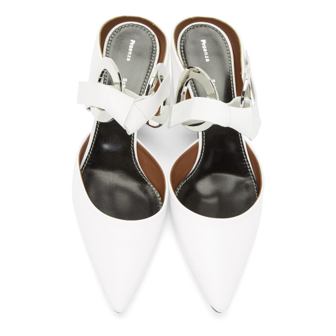 Proenza SchoulerChaussures Hauts Talons Grommet Blanches Sku 192288f122004 Réfléchissants À F1TKJcl