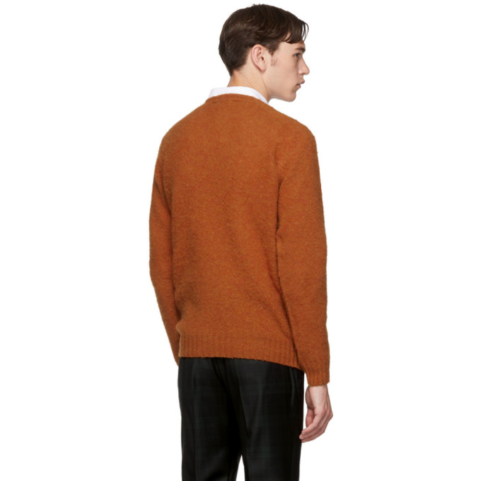 Ras Officine 192305m201002 En GénéralePull Orange À Laine Cou Sku Seamless Col Du oWxerdCB