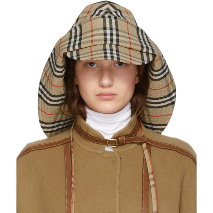Vintage Sku Beige BurberryChapeau 192376f015001 Check Rain ALq3Rc54jS