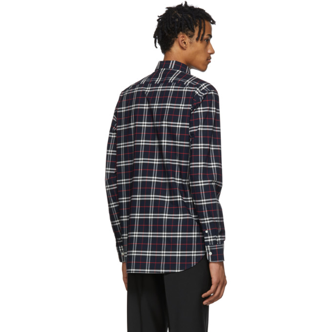 À 192376m192027 George Bleu Sku BurberryChemise Marine Carreaux 3SAj4Rcq5L