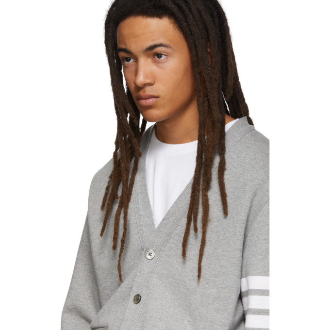 V bar Col Sku Gris Thom BrowneCardigan 4 192381m200001 À En xQredCBWo