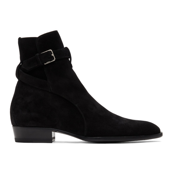 Suède Saint Jodhpur Sku 192418m228002 En Noires Wyatt LaurentBottes FcK13TlJ