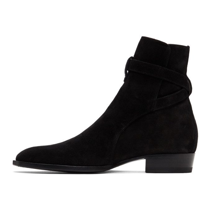 Suède Saint Jodhpur Sku 192418m228002 En Noires Wyatt LaurentBottes FcK13TlJ