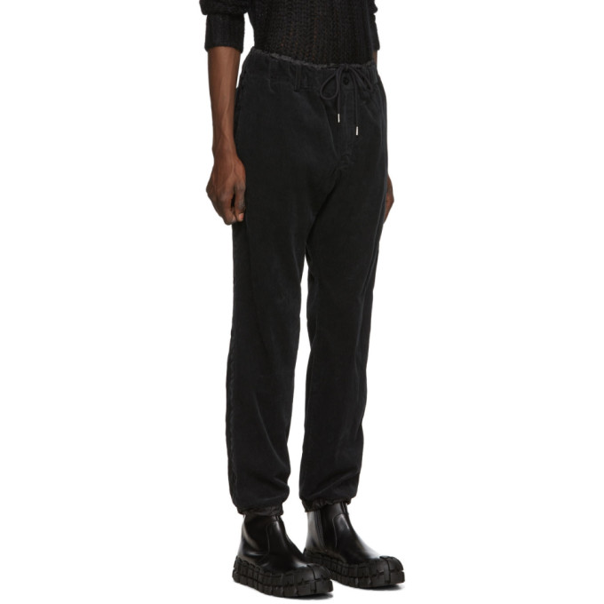 En Noir Sku 192445m191001 Velours SacaiPantalon Côtelé HYe9W2IED