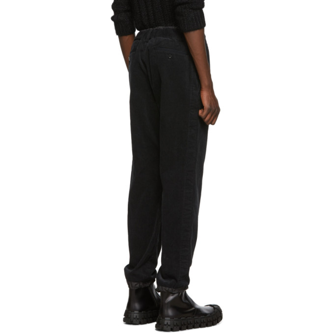 En Noir Sku 192445m191001 Velours SacaiPantalon Côtelé HYe9W2IED