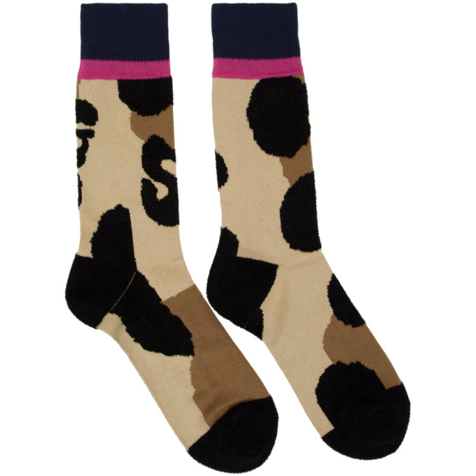 Sku Et 192445m220004 Noires SacaiChaussettes Beiges Leopard gYmbfyI76v