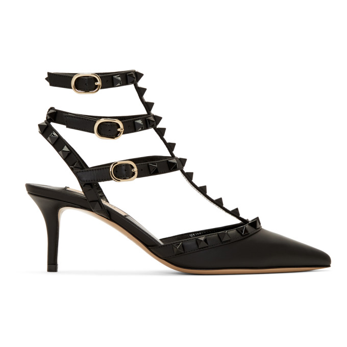 Garavani Noirs 192476f122001 Rockstud Valentino Cage ValentinoEscarpins Sku Aj5RL34