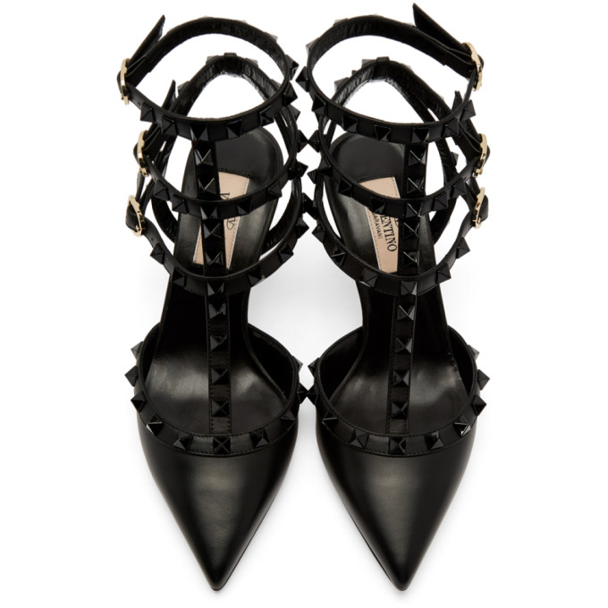 Garavani Noirs 192476f122001 Rockstud Valentino Cage ValentinoEscarpins Sku Aj5RL34