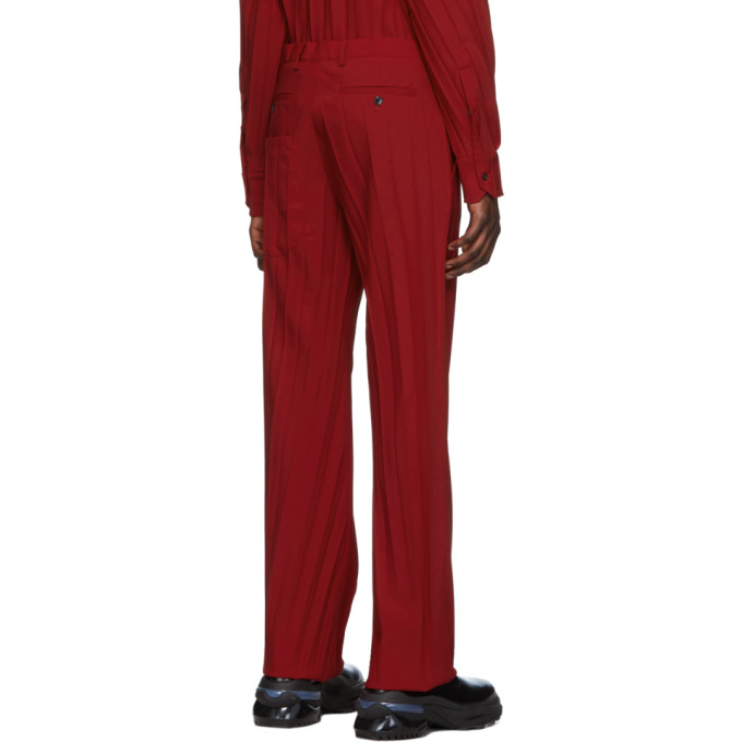 192476m191001 Sku ValentinoPantalon Rouge Plissé ValentinoPantalon b6fg7y
