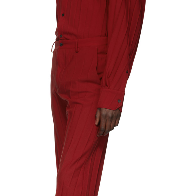 192476m191001 Sku ValentinoPantalon Rouge Plissé ValentinoPantalon b6fg7y