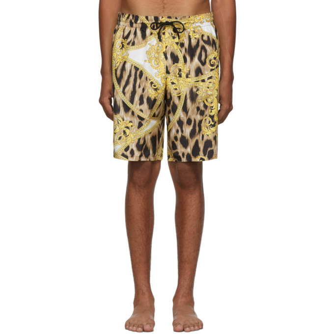 Et De UnderwearMaillot Sku Doré Bain 192653m208007 Blanc Animal Versace mNyv80wPnO