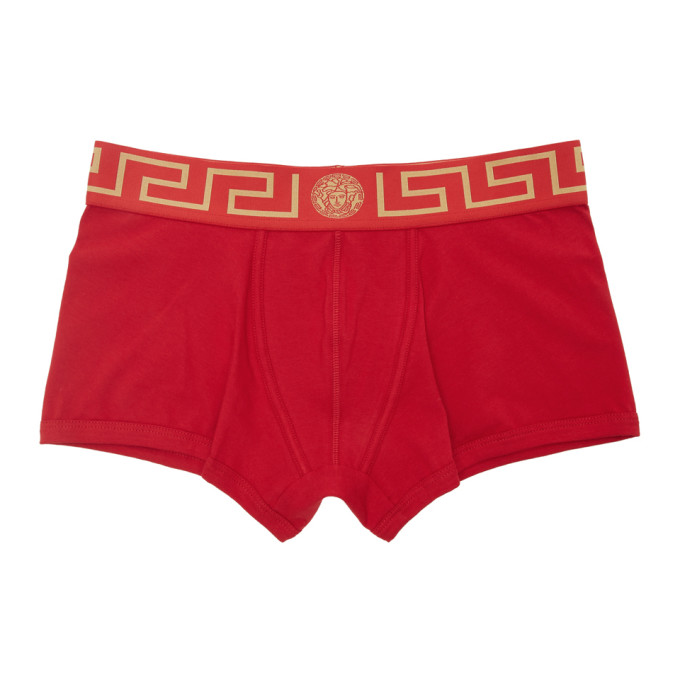 Basse Sku À Taille 192653m216014 Versace UnderwearBoxer Rouge Medusa 35S4cARjLq