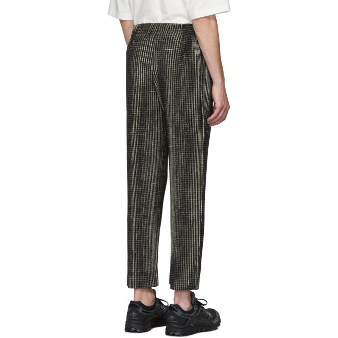 Mc Homme Noir June Sku MiyakePantalon 192729m191023 Issey Network Plissé W9HID2E