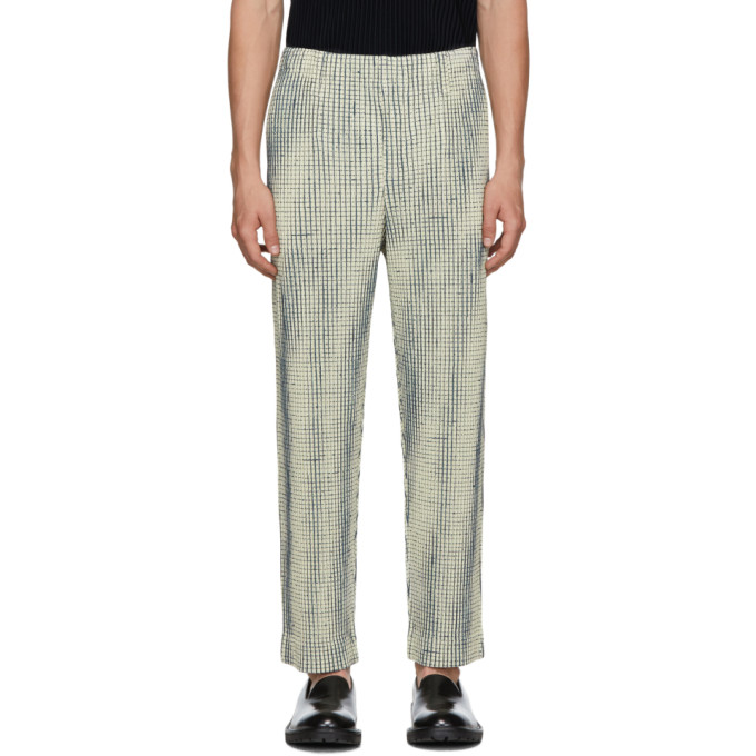 Blanc 192729m191024 Check Mc Cassé Homme Plissé Sku Network MiyakePantalon Issey June xdoBCe