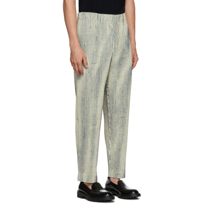 Blanc 192729m191024 Check Mc Cassé Homme Plissé Sku Network MiyakePantalon Issey June xdoBCe