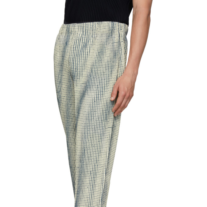 Blanc 192729m191024 Check Mc Cassé Homme Plissé Sku Network MiyakePantalon Issey June xdoBCe