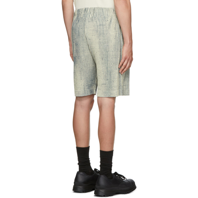 MiyakeShort Plissé June Issey Check 192729m193010 Homme Sku Mc Cassé Blanc Network hCtdsQrx