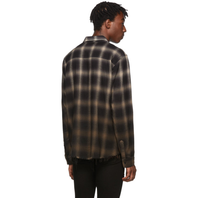 Plaid Ombré Sku AmiriChemise Kaki 192886m192006 F1TJclK