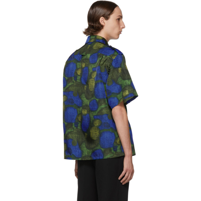 Bottle Print Sku Verte Bleue PradaChemise De 192962m192041 Et Bowling 6ybf7Yg