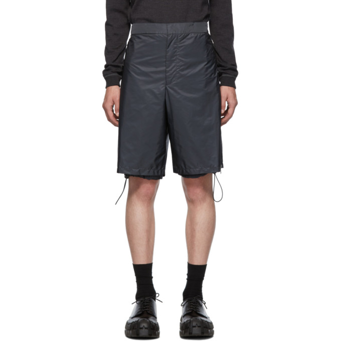 Sku PradaShort Side En Zip Gris 192962m193006 Nylon CBWEdxreQo