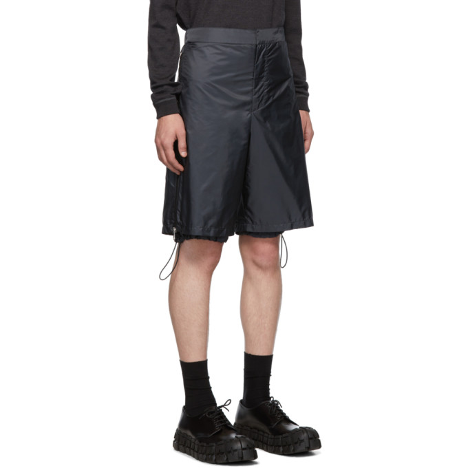 Sku PradaShort Side En Zip Gris 192962m193006 Nylon CBWEdxreQo