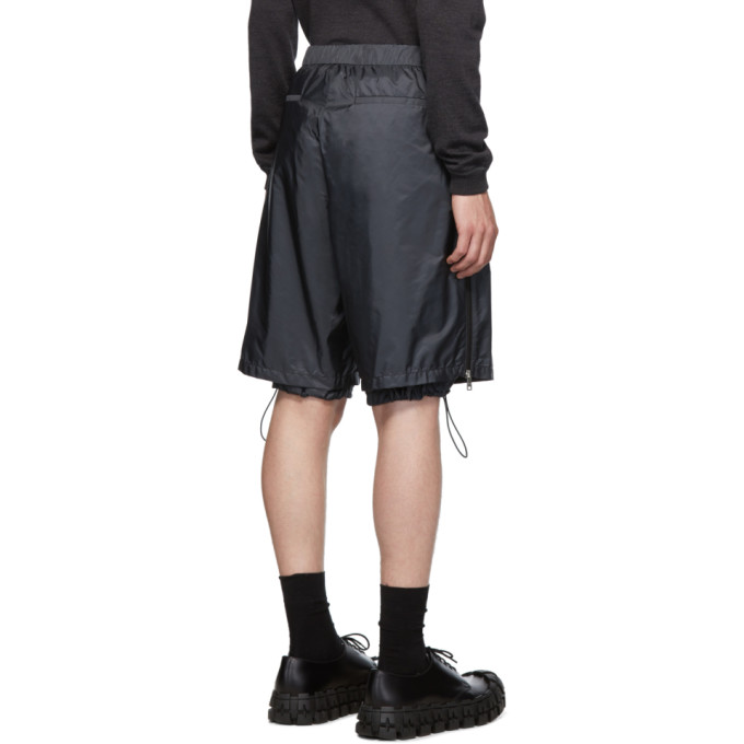 Sku PradaShort Side En Zip Gris 192962m193006 Nylon CBWEdxreQo